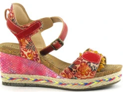 Laura Vita FACYO 06 Rouge - Fleur - Nu-pieds Compense 11 Laura Vita FACYO 06 Rouge - Fleur - Nu-pieds Compense -Magasin De Chaussures cd24607c73b9e66c561f35ea11d5d5ef 2858301 158132