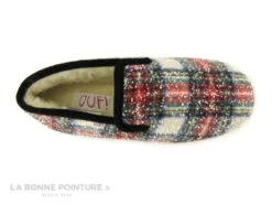 Ouf CHAUX Carreaux Multicolores - Charentaises Femme Fourre Laine -Magasin De Chaussures cd24607c73b9e66c561f35ea11d5d5ef a034501 177113