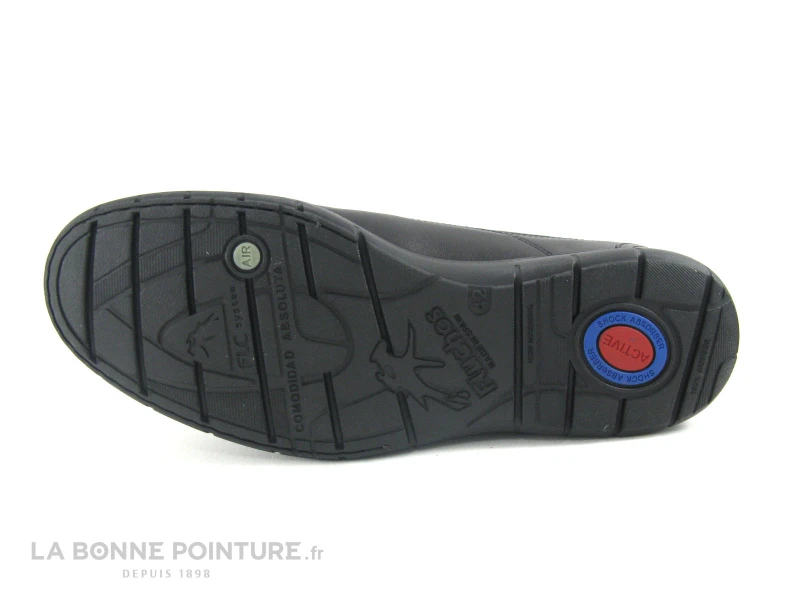 Fluchos LUCA 8782 Ave Negro - Chaussure Homme Noire Avec Velcro 7 Fluchos LUCA 8782 Ave Negro - Chaussure Homme Noire Avec Velcro – Image 7