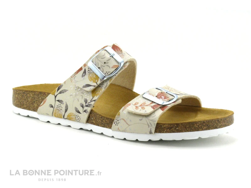 Bio Life 2632 Fleuri - Mule Femme - 2 Brides Reglables 4 Bio Life 2632 Fleuri - Mule Femme - 2 Brides Reglables – Image 4