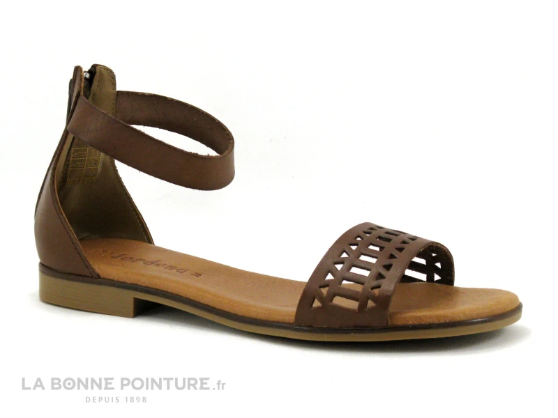 Jordana 3631 Marron - Sandale Plate Avec Contrefort 5 Jordana 3631 Marron - Sandale Plate Avec Contrefort – Image 5