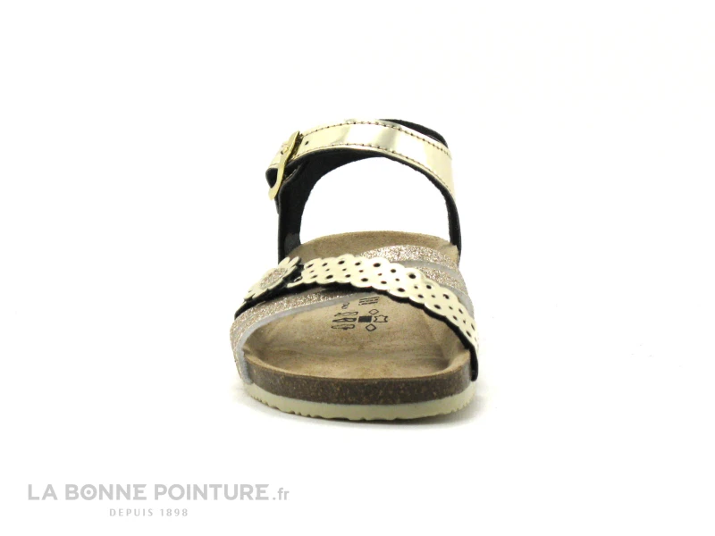 Biomodex 803 Platino - Sandale Or Fille Avec Paillettes 2 Biomodex 803 Platino - Sandale Or Fille Avec Paillettes – Image 2