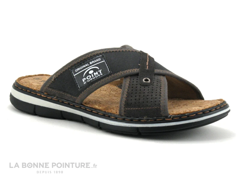 Point D Orgues REMINDER 09 Black Marron - Mule Homme 1 Point D Orgues REMINDER 09 Black Marron - Mule Homme