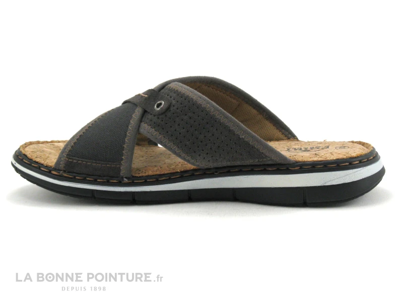 Point D Orgues REMINDER 09 Black Marron - Mule Homme 3 Point D Orgues REMINDER 09 Black Marron - Mule Homme – Image 3