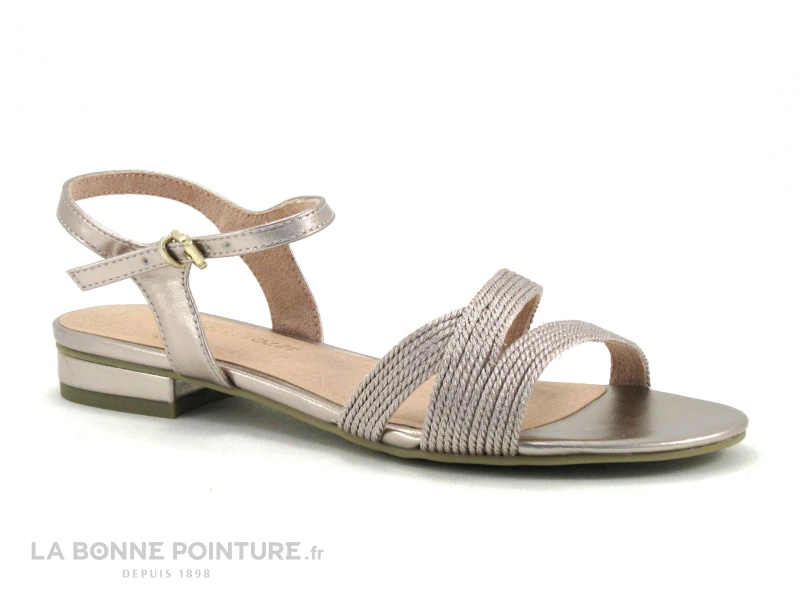 Marco Tozzi 2-28185-28 Rose Metallic - Sandale Mode Femme 1 Marco Tozzi 2-28185-28 Rose Metallic - Sandale Mode Femme