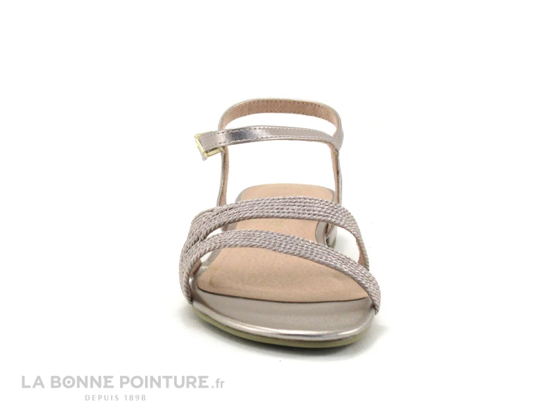 Marco Tozzi 2-28185-28 Rose Metallic - Sandale Mode Femme 2 Marco Tozzi 2-28185-28 Rose Metallic - Sandale Mode Femme – Image 2