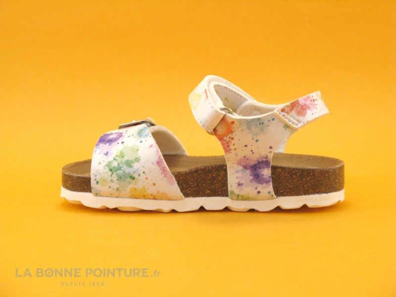Autenti 6811866 - Blanc - Multicolore - Sandale Anatomique Fille 2 Autenti 6811866 - Blanc - Multicolore - Sandale Anatomique Fille – Image 2