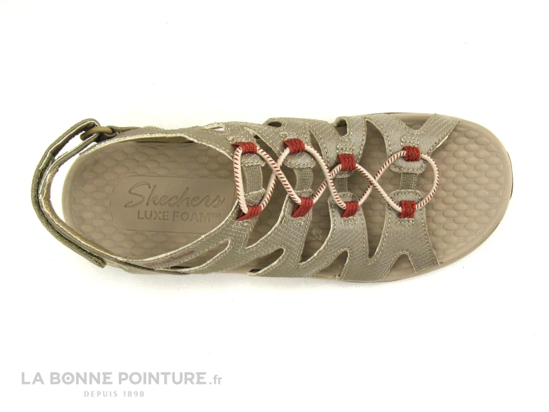 Skechers Lomell Everchanging 163142 - Beige - Sandale Confortable Femme 5 Skechers Lomell Everchanging 163142 - Beige - Sandale Confortable Femme â Image 5