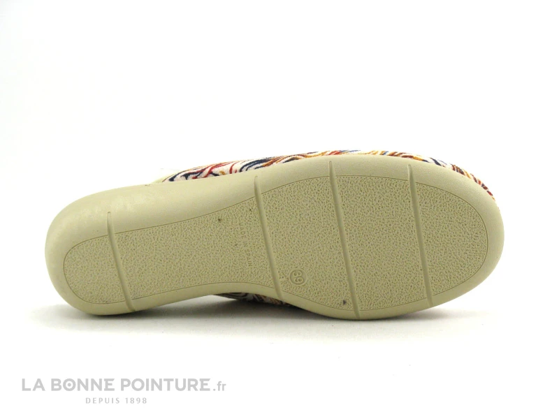 CM Confort 20056 Tiguer - Beige Et Multicolore - Pantoufle Mule F 4 CM Confort 20056 Tiguer - Beige Et Multicolore - Pantoufle Mule F – Image 4