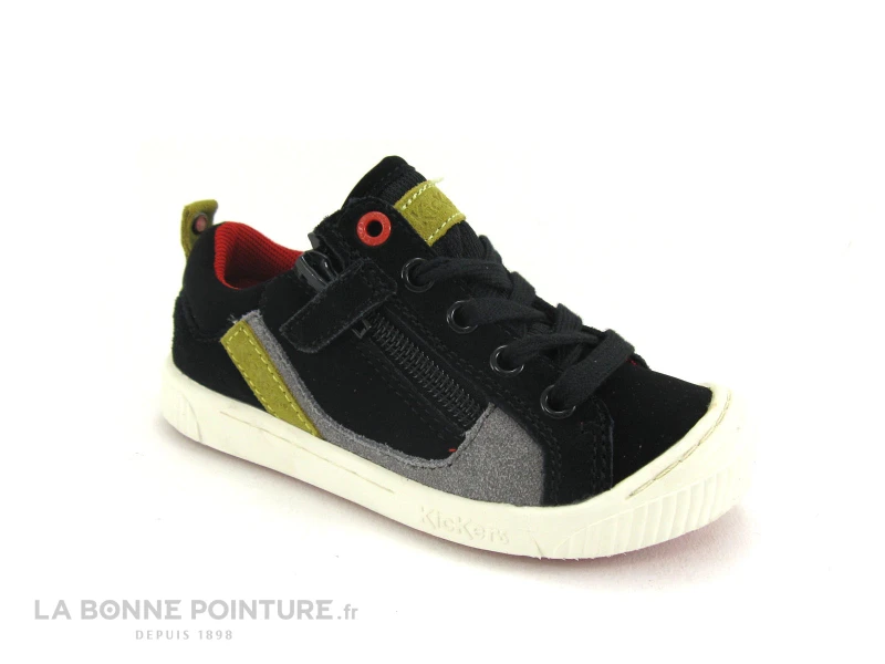 Kickers Zigzaguer Noir Jaune 349585-30 81 1 Kickers Zigzaguer Noir Jaune 349585-30 81