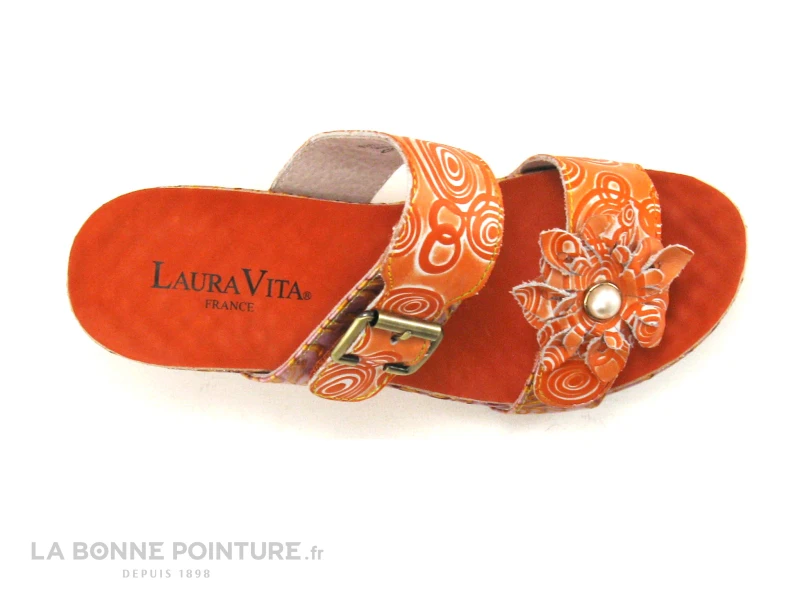 Laura Vita FACDIAO 21 Orange - Mule Compensee 6 Laura Vita FACDIAO 21 Orange - Mule Compensee â Image 6