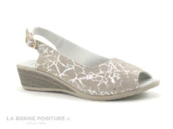 Morans WELDOR - Beige - Gris Metal - Nu-pieds Talon Compense -Magasin De Chaussures cd24607c73b9e66c561f35ea11d5d5ef img 0465.jpg 146187