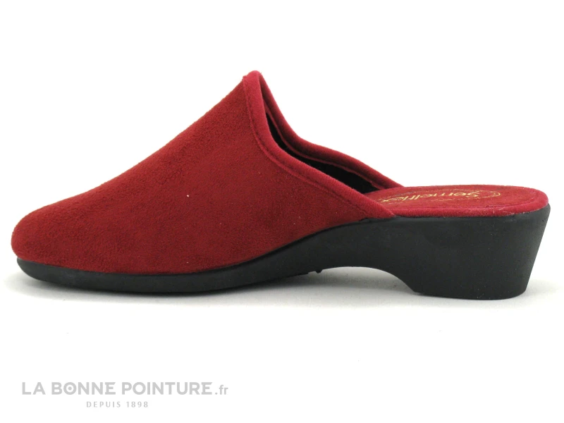 Semelflex Carene Rouge Mule Femme Pantoufle 3 Semelflex Carene Rouge Mule Femme Pantoufle – Image 3