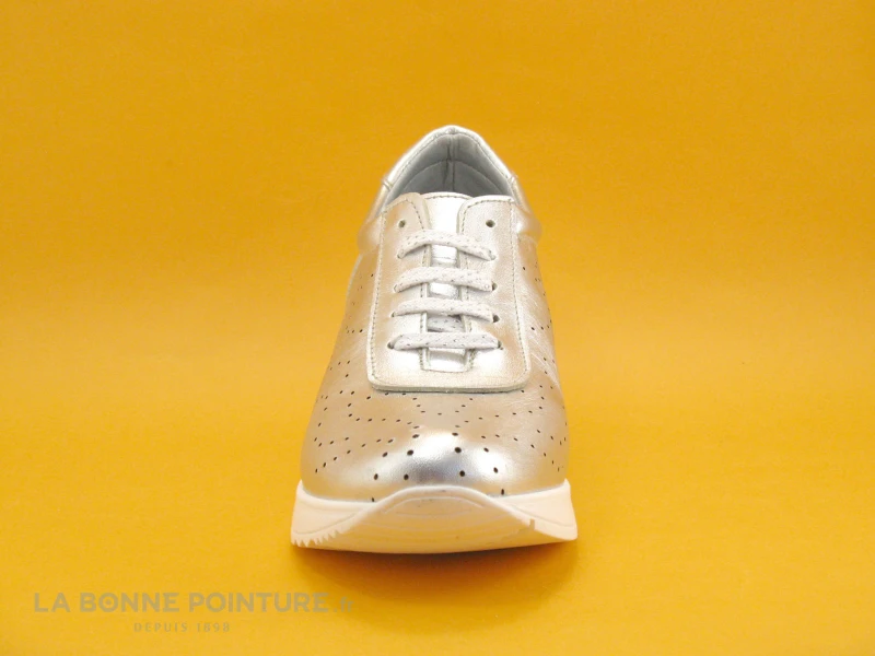 Brans 13316 - Argent - Basket Femme Semelle Compensee 2 Brans 13316 - Argent - Basket Femme Semelle Compensee – Image 2