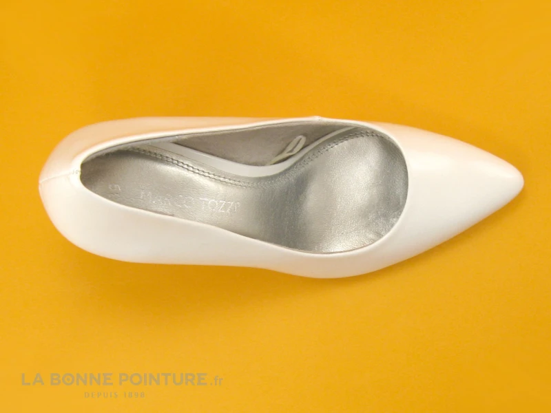 Marco Tozzi 2-22415-34 White Patent - Escarpin Blanc Verni Talon Haut 6 Marco Tozzi 2-22415-34 White Patent - Escarpin Blanc Verni Talon Haut – Image 6