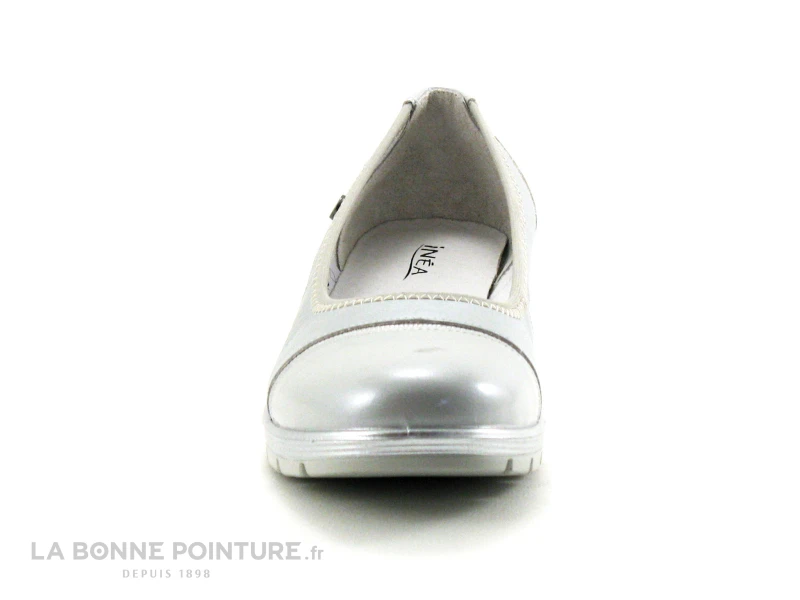Inea RODEZ Verni Gris Argent - Ballerine Compensee 2 Inea RODEZ Verni Gris Argent - Ballerine Compensee – Image 2