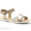 Geox KARLY Rose - J5235D - Sandale Fille Rose Metallise
