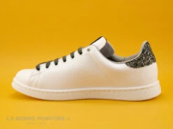 Victoria 125244 Blanc - Glitter - Lacet Kaki - Basket Basse Femme 9 Victoria 125244 Blanc - Glitter - Lacet Kaki - Basket Basse Femme -Magasin De Chaussures cd24607c73b9e66c561f35ea11d5d5ef img 0730.jpg 160855
