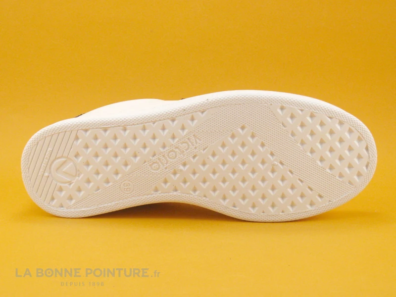 Victoria 125244 Blanc - Glitter - Lacet Kaki - Basket Basse Femme 7 Victoria 125244 Blanc - Glitter - Lacet Kaki - Basket Basse Femme – Image 7