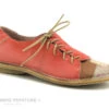 Alce Shoes 9058 - Rouge - Beige - Lacet Lateral - Chaussure Basse F