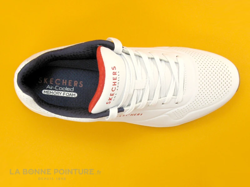 Skechers Uno Stand On Air 52458 - Blanc - Basket H 6 Skechers Uno Stand On Air 52458 - Blanc - Basket H – Image 6