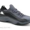 Kappa KOMBAT PERF PRO 311992W A0E - Black Grey - Basket Course Homme