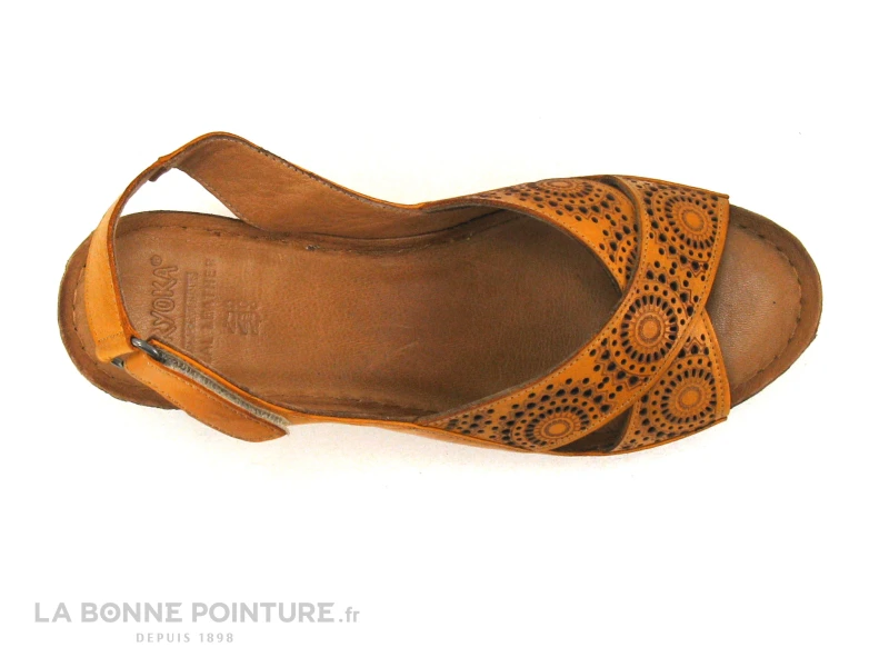 Karyoka GET Corail - Sandale Compensee Orange 6 Karyoka GET Corail - Sandale Compensee Orange – Image 6