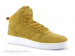 Kappa SEATTLE MID Yellow Tan White - 22142JW - Basket Montante