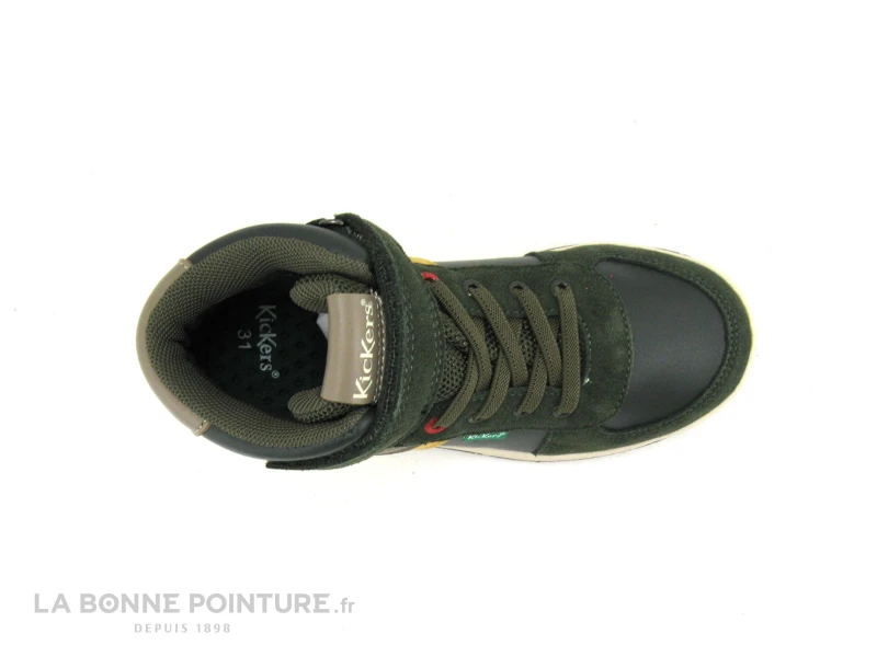 Kickers KICKALIEN Kaki Jaune Taupe - 910873 - Sneakers Montante 6 Kickers KICKALIEN Kaki Jaune Taupe - 910873 - Sneakers Montante – Image 6