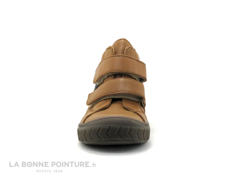 Bopy VAPOVEL Caramel - Boots GARCON - 2 Brides Auto-agrippantes 2 Bopy VAPOVEL Caramel - Boots GARCON - 2 Brides Auto-agrippantes – Image 2