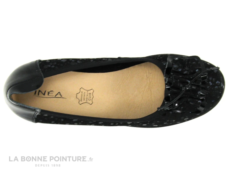 Inea BIME Verni Noir - Ballerine Talon Compense 6 Inea BIME Verni Noir - Ballerine Talon Compense – Image 6