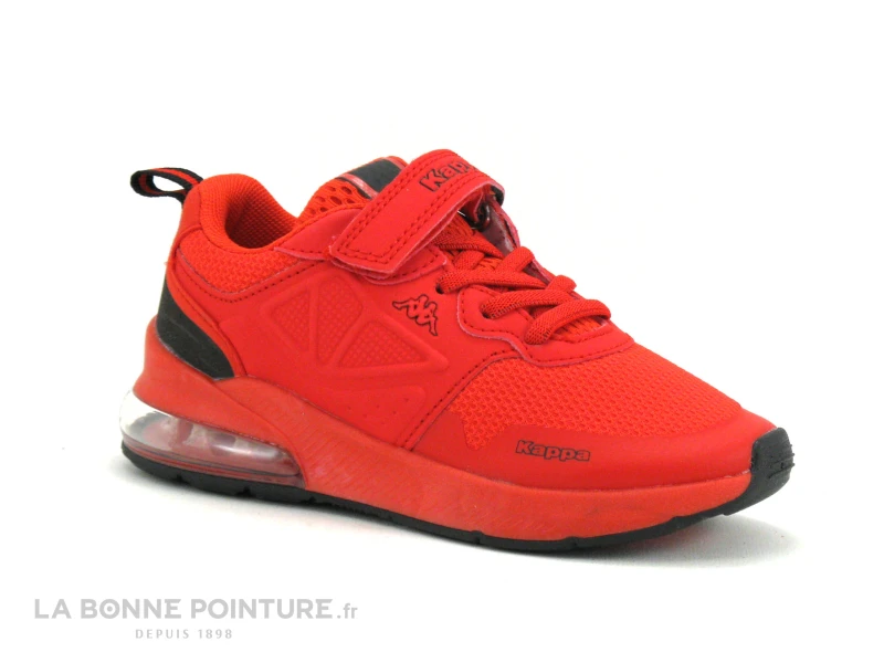 Kappa SPLINTER EV 33152ZW A6A Red Black - Basket Rouge Enfant 5 Kappa SPLINTER EV 33152ZW A6A Red Black - Basket Rouge Enfant – Image 5