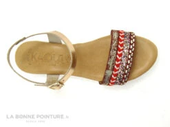 Kaola 3482 Rose Gold - Rouge - Sandale Compensee Femme 11 Kaola 3482 Rose Gold - Rouge - Sandale Compensee Femme -Magasin De Chaussures cd24607c73b9e66c561f35ea11d5d5ef img 1285.jpg 148232
