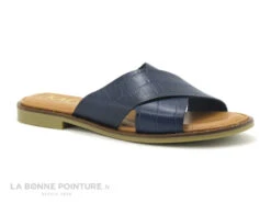 Kaola 592 - Mule Femme Bleu Marine - Brides Croisees Croco -Magasin De Chaussures cd24607c73b9e66c561f35ea11d5d5ef img 1288.jpg 148244