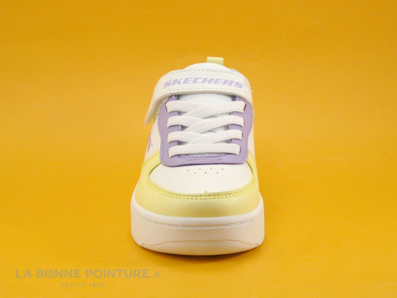 Skechers Street Girls - 310156L Sport Court - Basket Fille Blanc - Multi 2 Skechers Street Girls - 310156L Sport Court - Basket Fille Blanc - Multi – Image 2