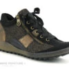 Remonte R1481-03 - Noir - Bronze Antic - Basket Montante Femme