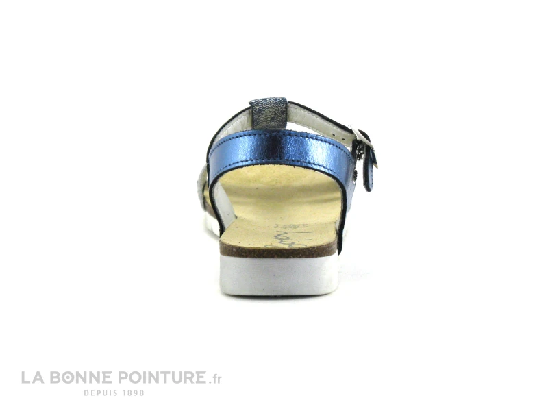 Bopy EPONA - Marine - Argent - Sandale Fille 4 Bopy EPONA - Marine - Argent - Sandale Fille – Image 4
