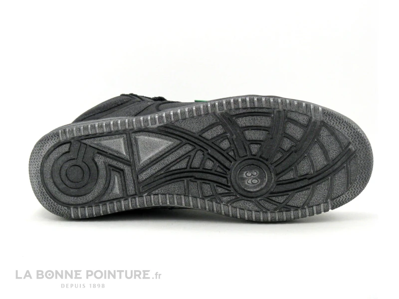 Kickers LOWELL Noir Brillant - 739352-30 - Basket Montante 7 Kickers LOWELL Noir Brillant - 739352-30 - Basket Montante – Image 7