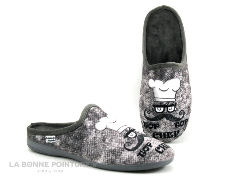 Maison Espadrille 6741 TOP CHEF - Pantoufle Mule Homme 1 Maison Espadrille 6741 TOP CHEF - Pantoufle Mule Homme