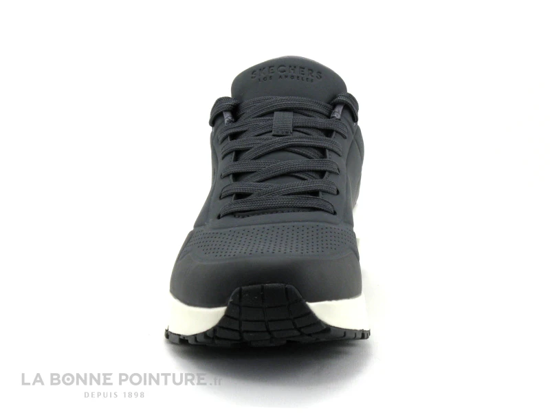 Skechers UNO TIMELINE Gris Noir - Basket Homme 2 Skechers UNO TIMELINE Gris Noir - Basket Homme – Image 2