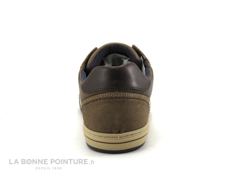Morans SAPHOR Taupe - Basket Basse Homme Cuir Marron Clair 4 Morans SAPHOR Taupe - Basket Basse Homme Cuir Marron Clair – Image 4