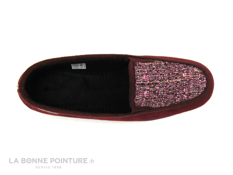 Semelflex JANET Bordeaux - Chausson Femme A Petit Talon 4 Semelflex JANET Bordeaux - Chausson Femme A Petit Talon – Image 4
