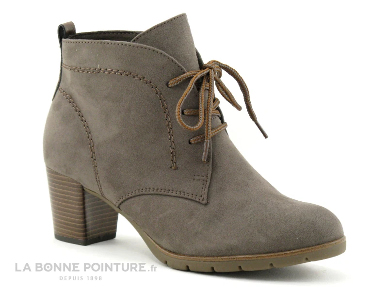 Marco Tozzi 2-25107-27 Pepper Comb - Boots Talon Haut Marron Taupe 5 Marco Tozzi 2-25107-27 Pepper Comb - Boots Talon Haut Marron Taupe – Image 5