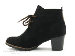 Marco Tozzi 2-25107-27 Black - Bottine Noire Talon - Lacet Marron 9 Marco Tozzi 2-25107-27 Black - Bottine Noire Talon - Lacet Marron -Magasin De Chaussures cd24607c73b9e66c561f35ea11d5d5ef img 1940.jpg 162306