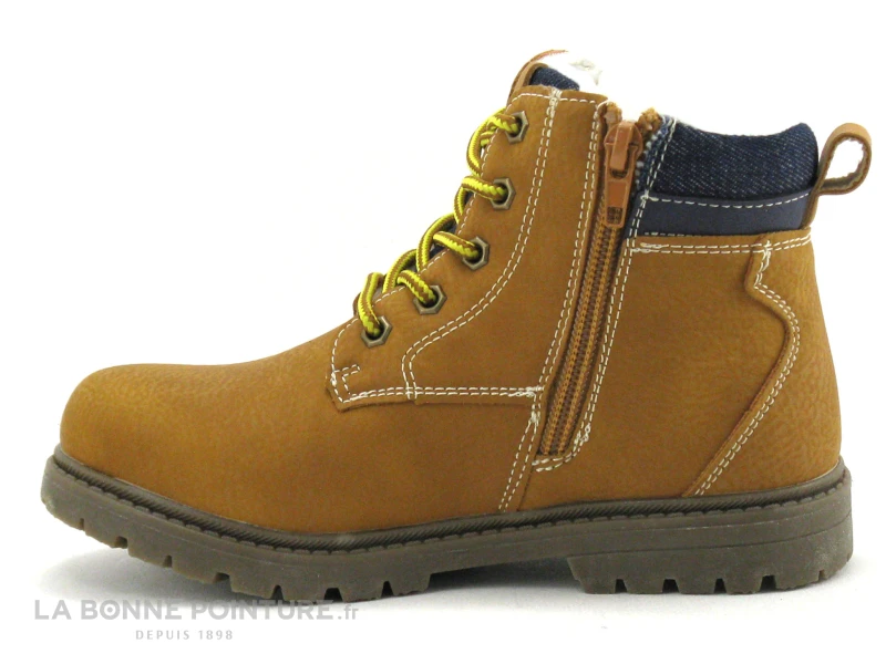 Wipop WYELKOR Camel - Jeans - Boots GARCON Marron 3 Wipop WYELKOR Camel - Jeans - Boots GARCON Marron – Image 3