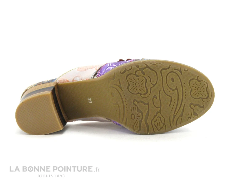 Laura Vita DICEGOO 64 Bleu - Mule Talon Carre 7 Laura Vita DICEGOO 64 Bleu - Mule Talon Carre – Image 7