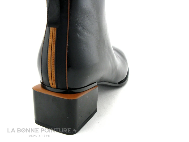 Metamorf Ose MACHINCHOUETTE Brique - Boots Femme Noir Verni 6 Metamorf Ose MACHINCHOUETTE Brique - Boots Femme Noir Verni â Image 6