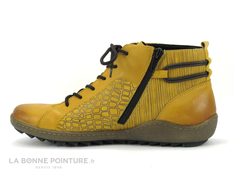 Remonte R1499-68 Jaune - Chaussure Montante Femme 3 Remonte R1499-68 Jaune - Chaussure Montante Femme – Image 3