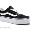 Vans WARD PLATFORM Black White - VN0A3TLC1871 - Basket Plateforme