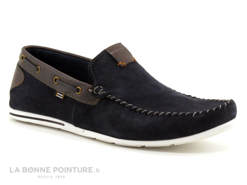 Point D'Orgues FABIO 2A Bleu Marine - Marron - Mocassin 1 Point D'Orgues FABIO 2A Bleu Marine - Marron - Mocassin
